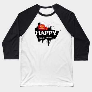 Happy Hall-Ween Baseball T-Shirt